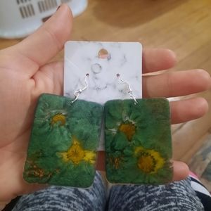 Resin earrings
